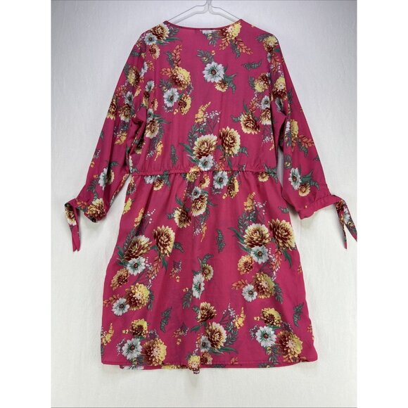 Lily Morgan Dress Women’s Size XL Pink Floral Print - Picture 6 of 6